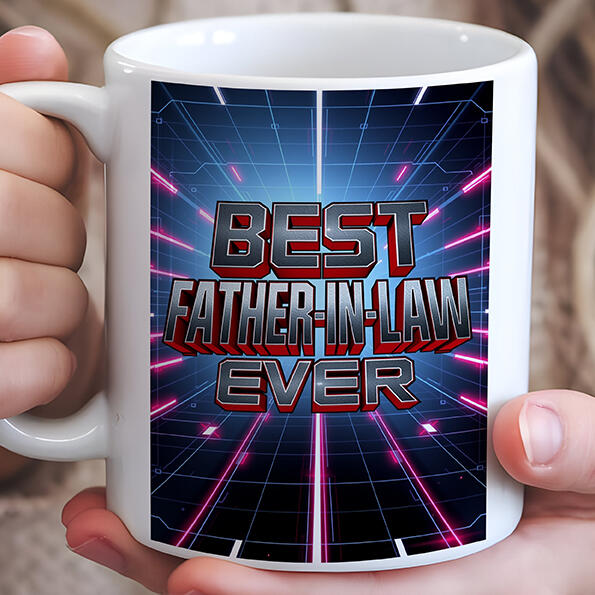 Best Father-in-law Ever Futuristic Mug Best Father-in-law Ever Futuristic Mug