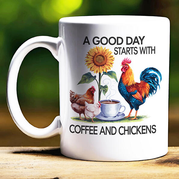 Coffee and Chickens Mug